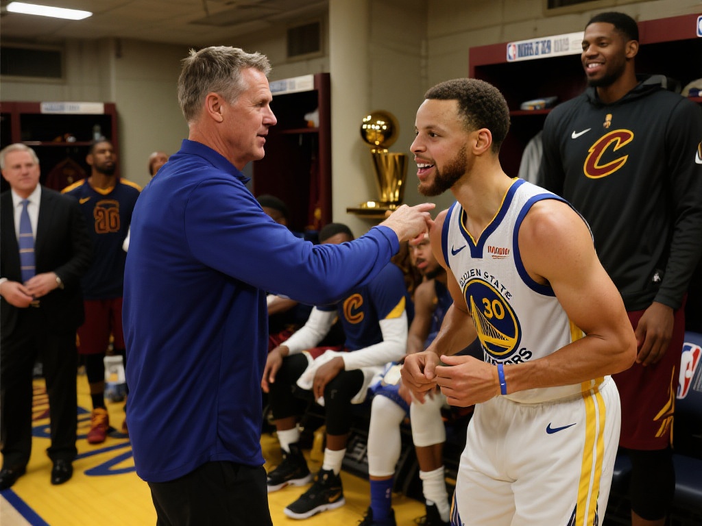 科尔:库里无须再证明,自信与斗志震撼全场 自从科尔成为金州勇士的教练以来,他便一直